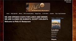 Desktop Screenshot of phils41.com
